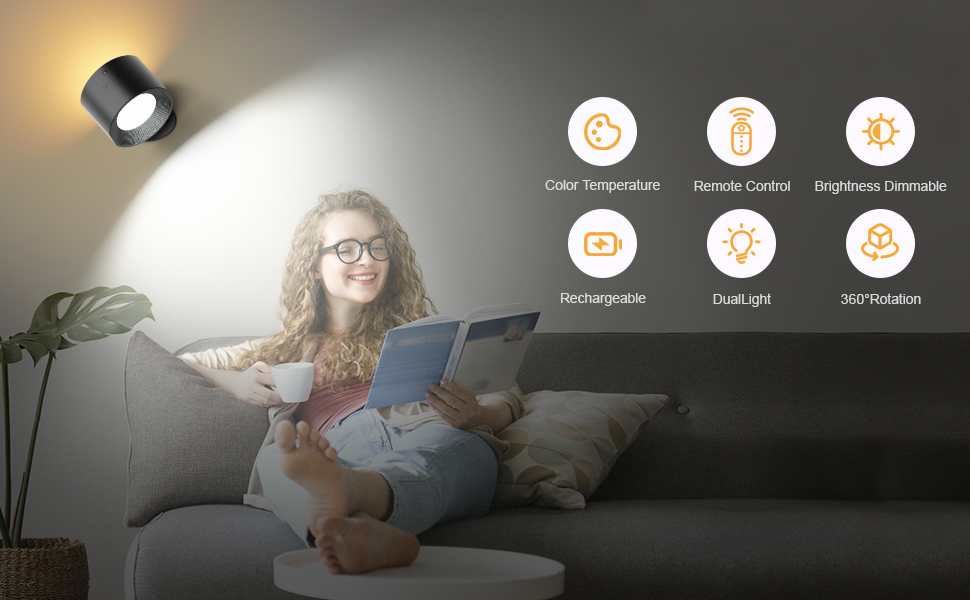 InstaBright® - Kabellose Umgebungsbeleuchtung