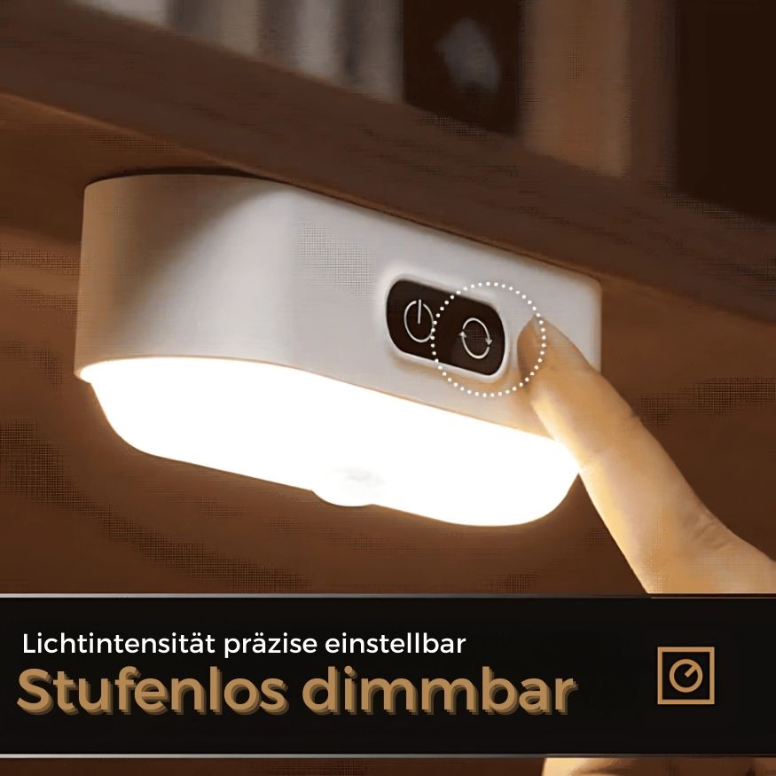 MagnaDim Magnetisch Licht | Dimmbar & Kabellos | Smart Bewegungssensor | 5 Farbmodi
