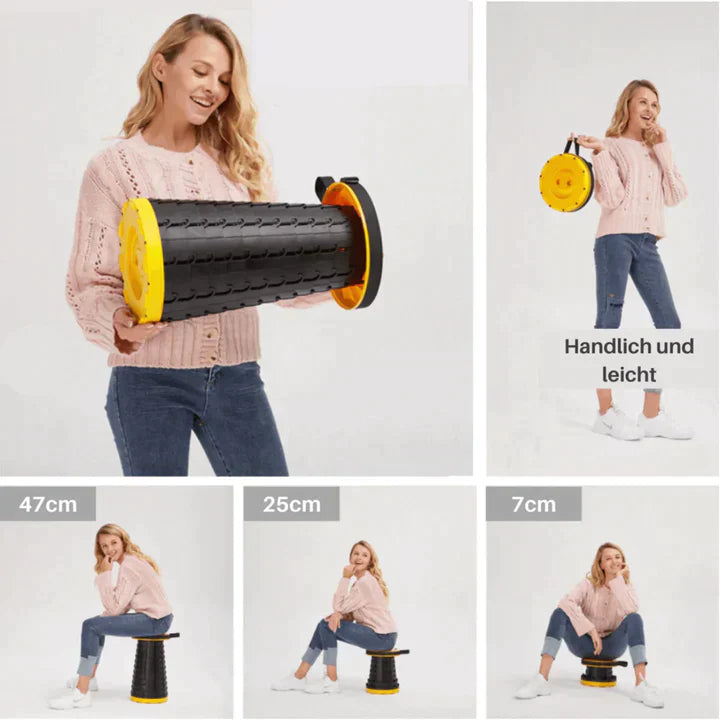 🪑 EasySeat™ – Deine Sitzgelegenheit zum Mitnehmen!