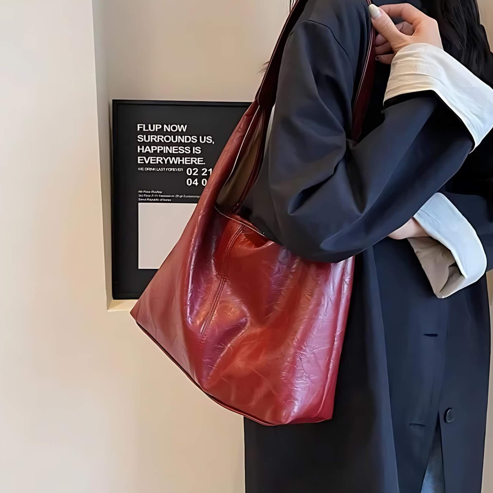 50% RABATT TEMPORÄR | FreyaTote™ | Leder Tote Tasche