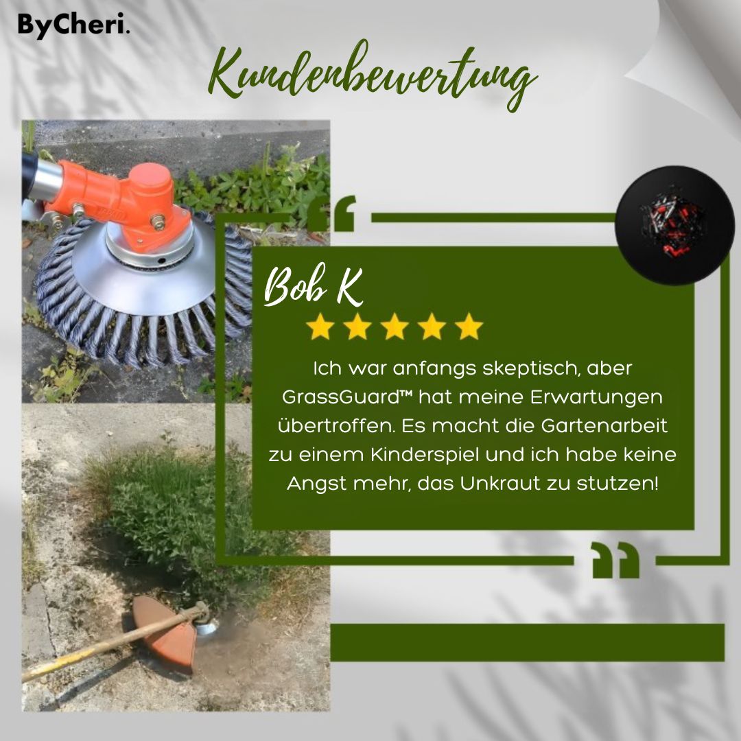 GrassGuard™ | Trimm Unkraut & Gras im Handumdrehen!