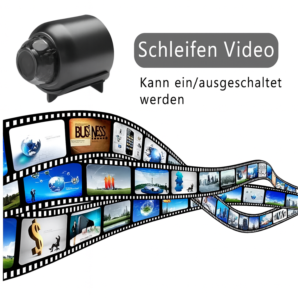 Mini Überwachungskamera | WLAN Fernzugriff | Nachtsicht & Bewegungserkennung | Watchyra