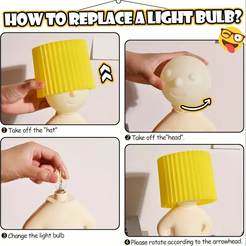 GlowMate Mike™ – Ein urkomisch funktionales Nachtlicht