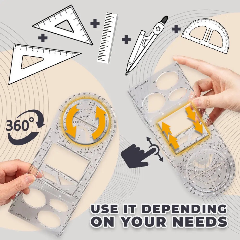 Multifunktionales Geometrisches Lineal