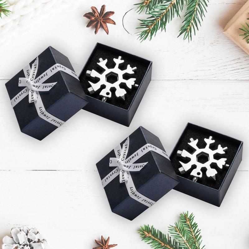 Multitool | 18-in-1 Schneeflocken-Werkzeug | Edelstahl | Kompakt & Robust