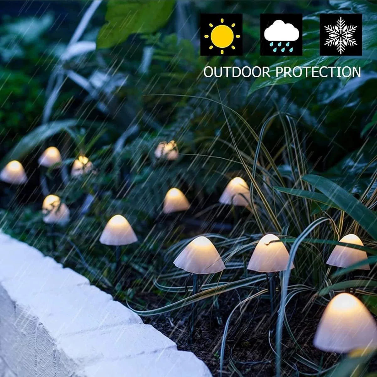 GlowShroom™ - LED-Solar-Pilzlichterkette