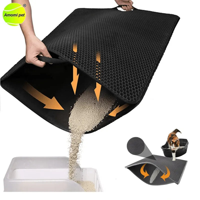 CatLittermat™ - Doppellagige Katzenstreu Matte (50% RABATT)