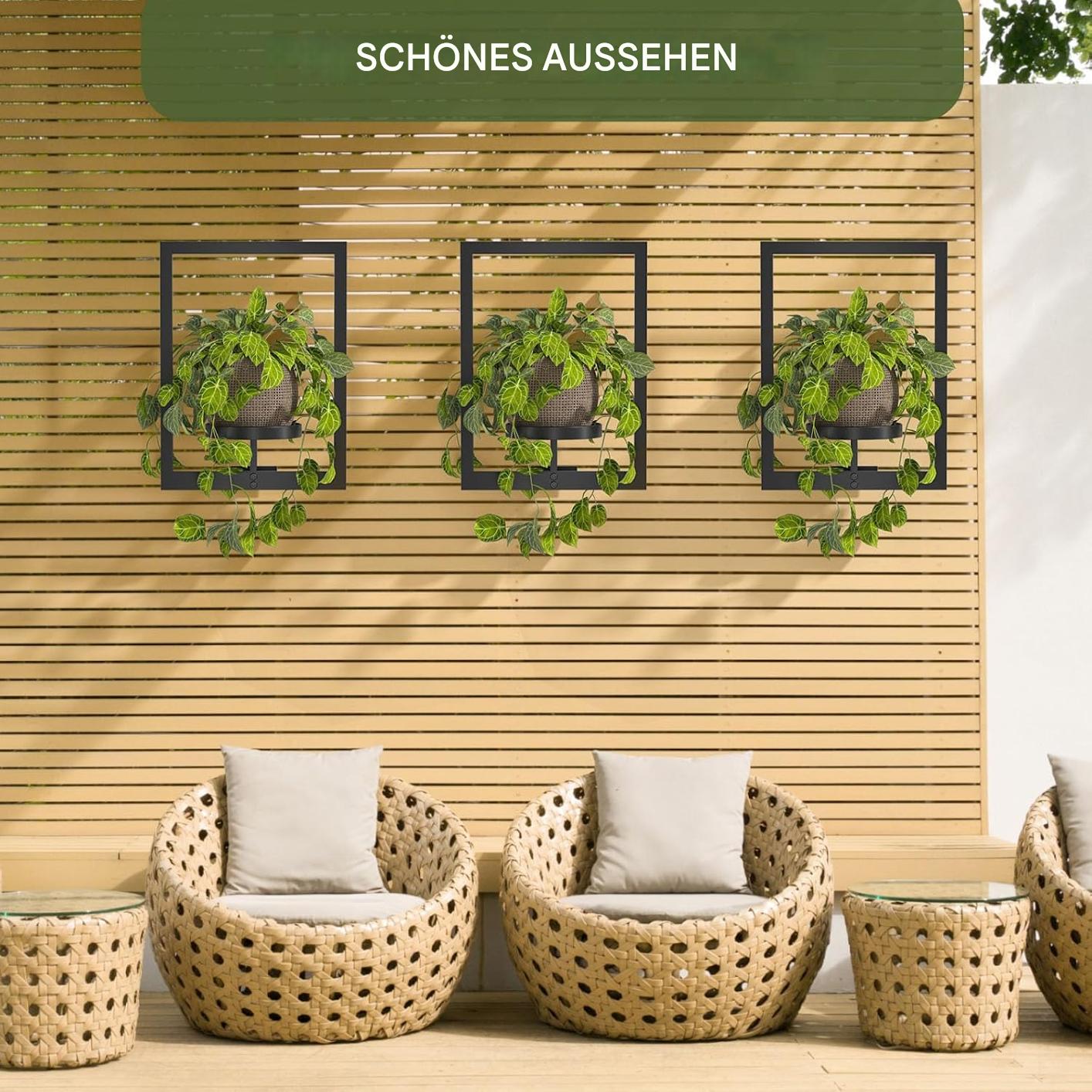 Wandpflanzenhalter | Metall Design | Platzsparend | Plantify