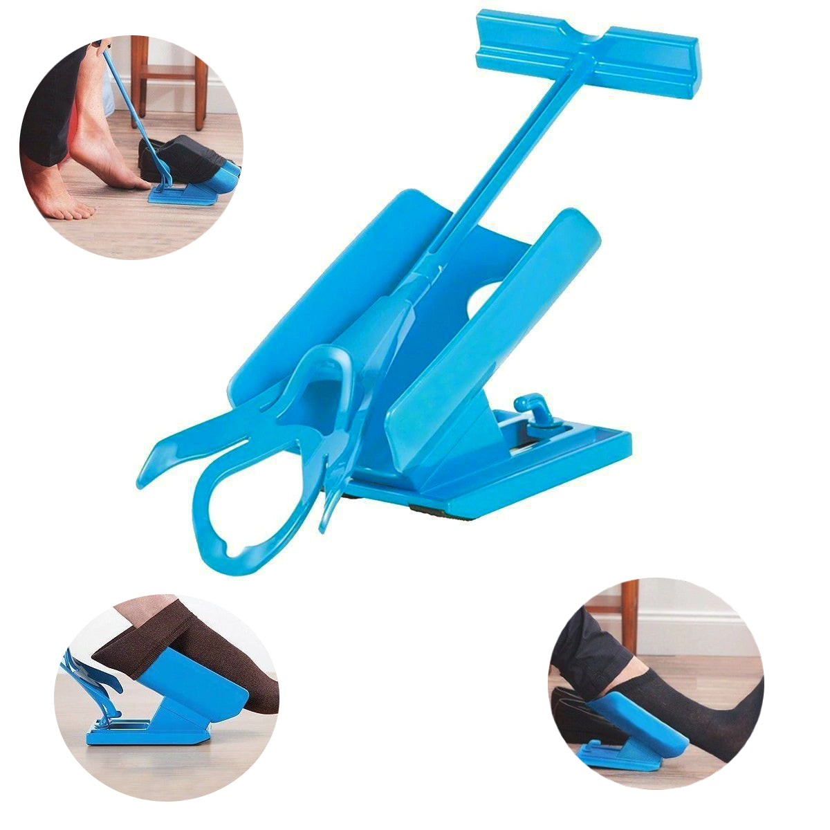 SockSlider™ - Socken und Schuhe mühelos anziehen, ohne sich zu strecken oder zu zerren