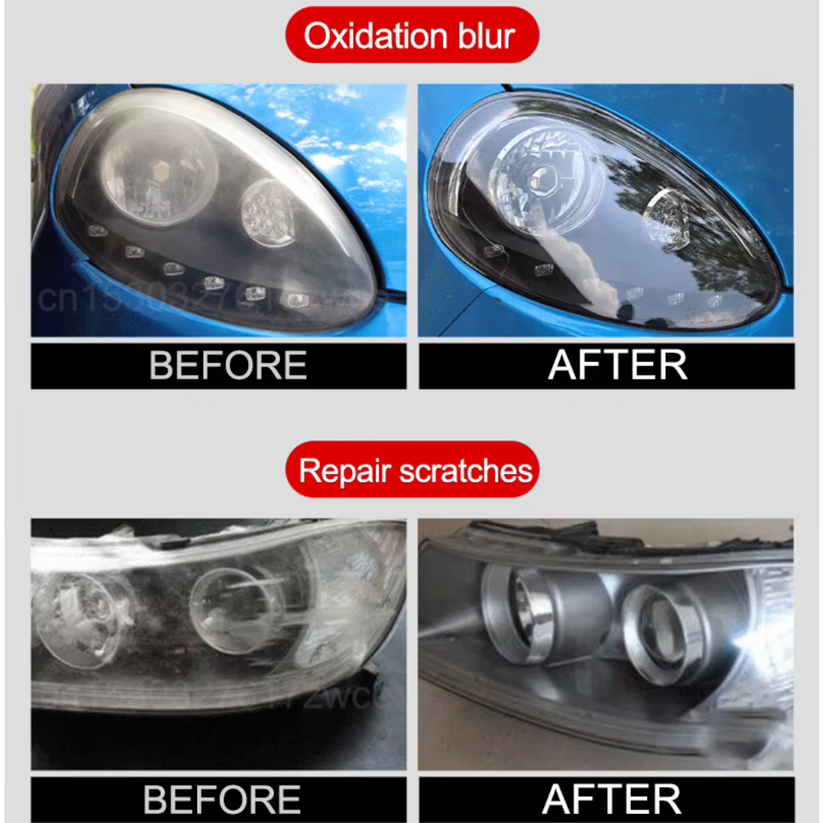 1+1 Gratis | BrightLite™ Beseitigen Sie stumpfe, vergilbte Scheinwerfer in Minuten