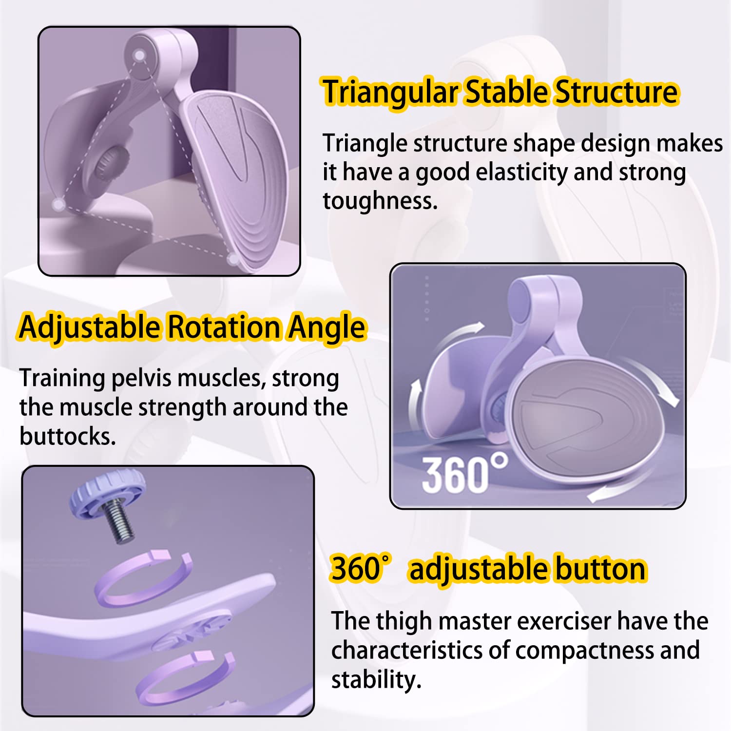 PostPro™ Trainingsgerät | Beckenboden & Gesäß | Ergonomisches Design | 20 Min. Workout