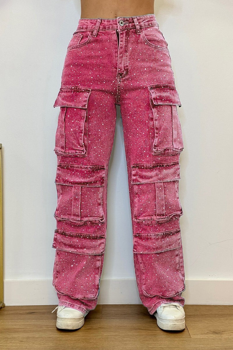 Rhinestone Jeans™ – Trage Deinen selbstbewussten Look mit komfortabler Bewegungsfreiheit