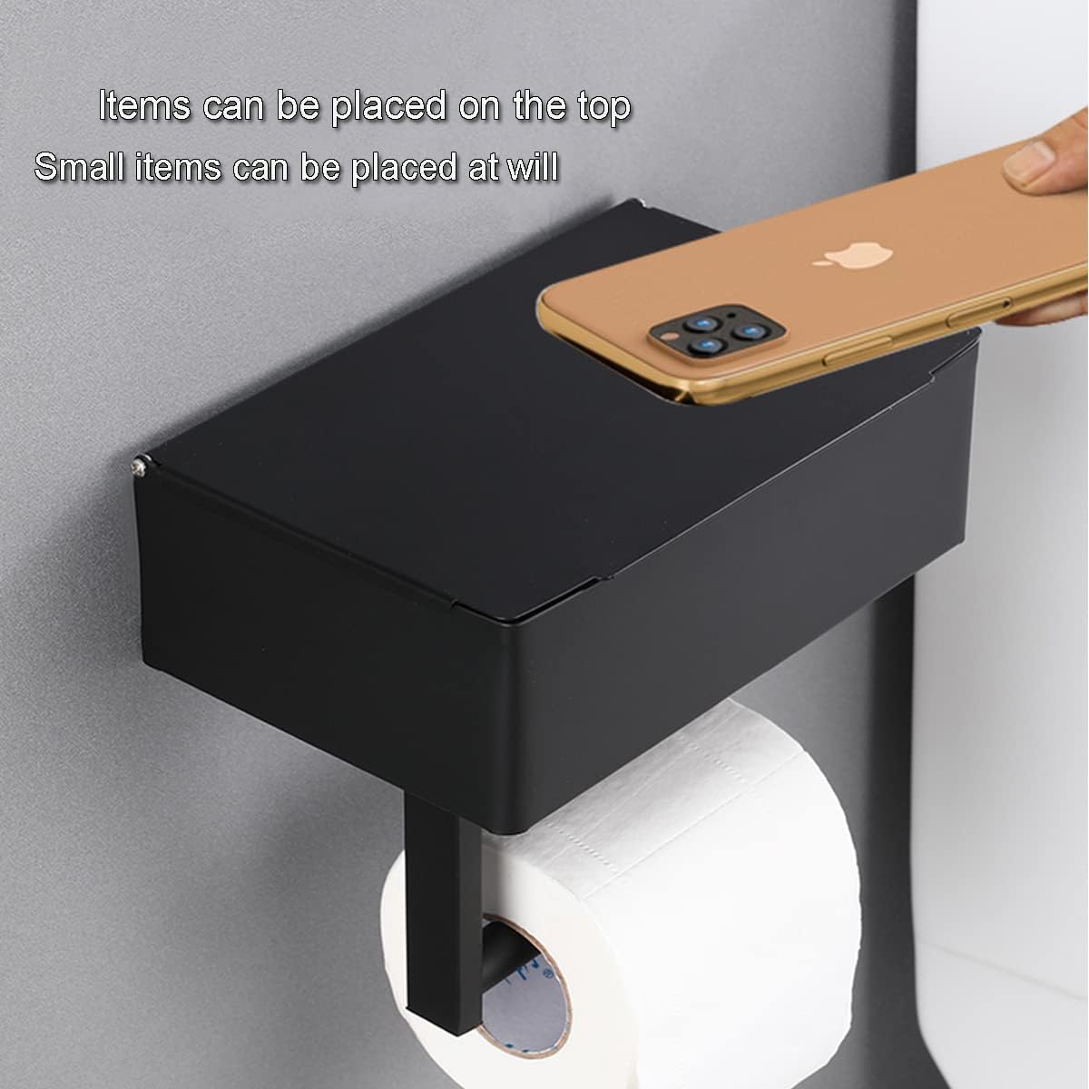 Rolluxe™ – 2-in-1-Toilettenpapierhalter Mit Ablage Und Aufbewahrungsbox
