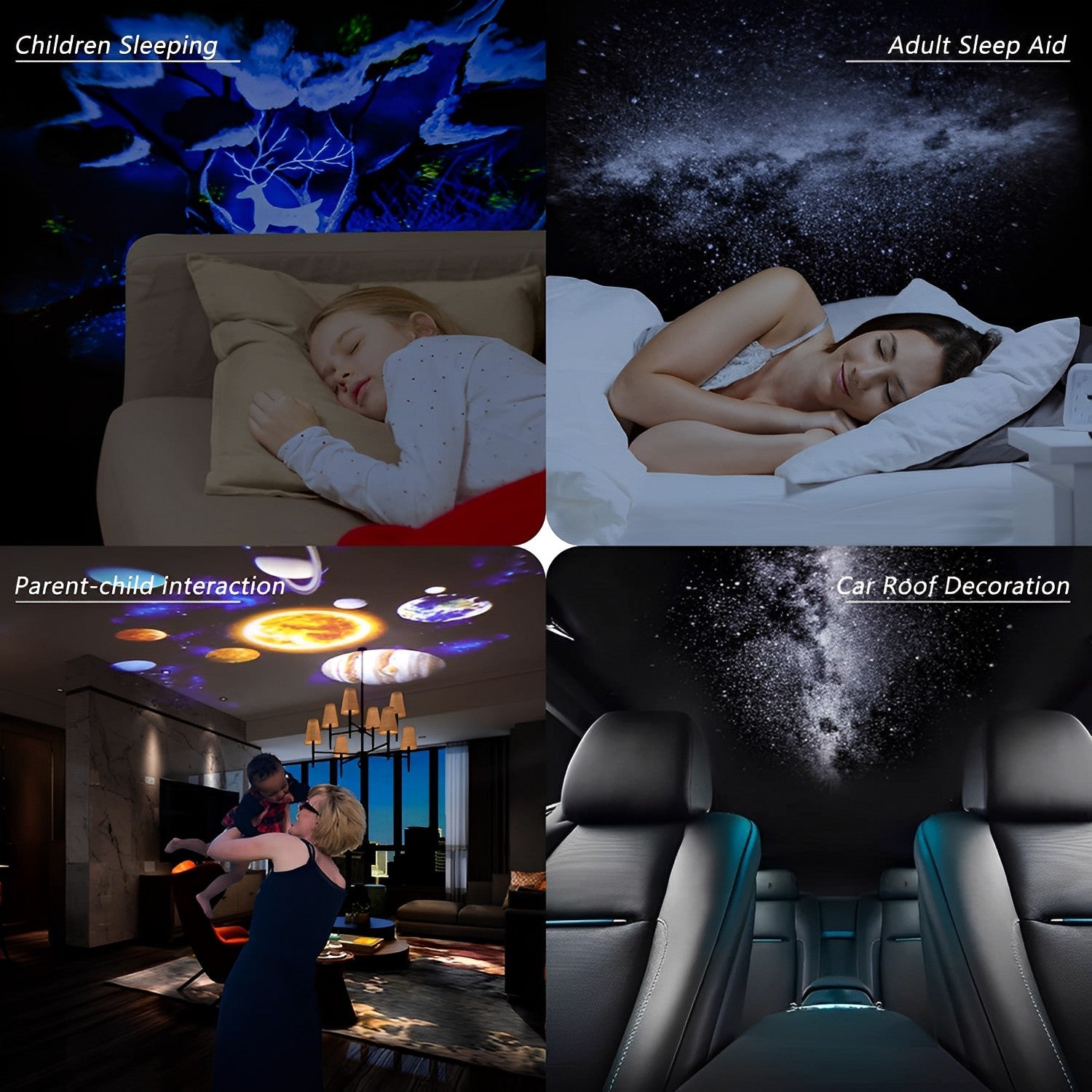 StarryNight™ - 7 in 1 Realistischer Planetariumsprojektor