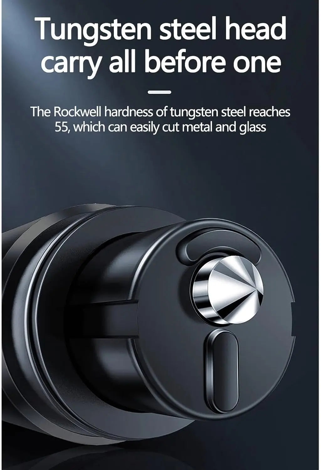 SafeKey™ - 4-in-1-Sicherheitswerkzeug mit Windschutzscheibenbrecher und Sicherheitsgurtschneider