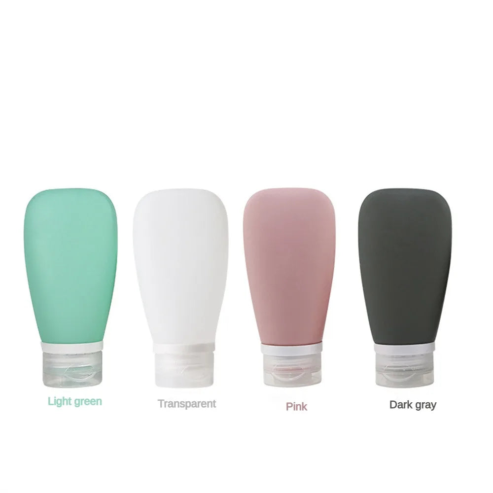 Silikon Reiseflasche - Auslaufsicher, Leicht & Praktisch Für Reisen