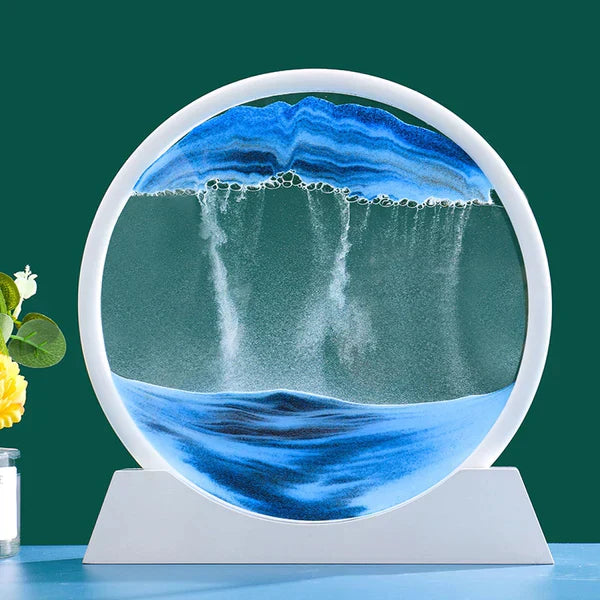3D künstlerische Runde Glas Sandlandschaft