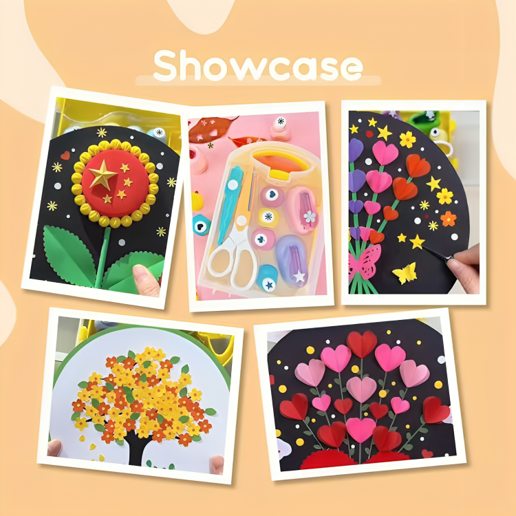 SnapShapes™ | Basteln Sie bunte Formen mit einfachen Stanzen!