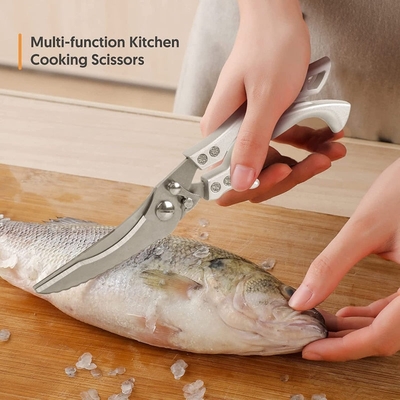 UltraCut Küchenschere | Extrem Scharf & Langlebig | Edelstahlklingen | Ergonomischer Griff