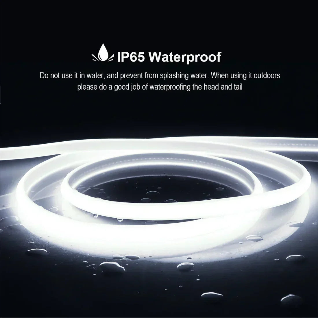 LumiTouch™ | Anpassbarer, wasserdichter LED-Streifen mit Touch-Sensor-Steuerung