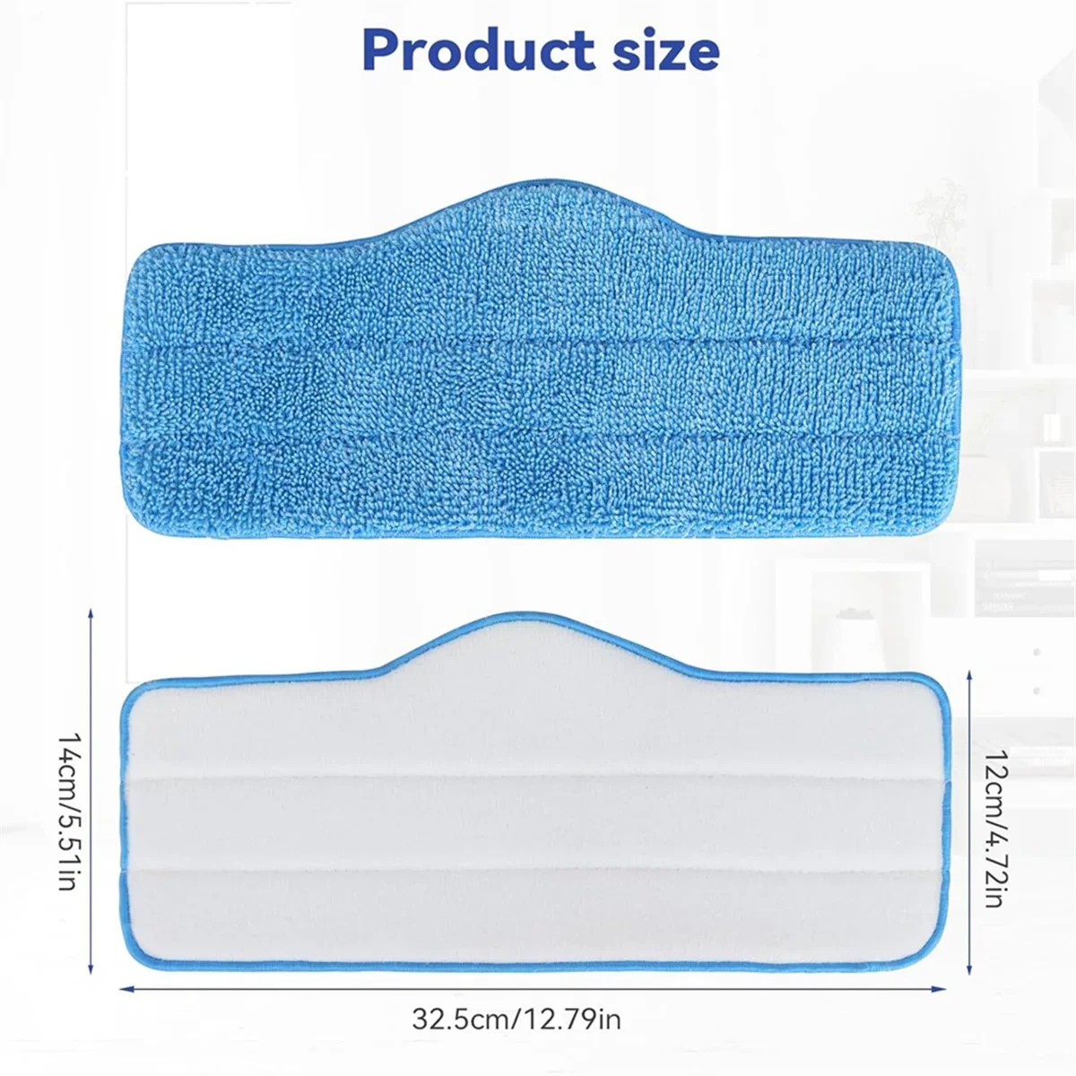 Mikrofaserpads für Dampfreiniger – 6er-Pack, waschbar