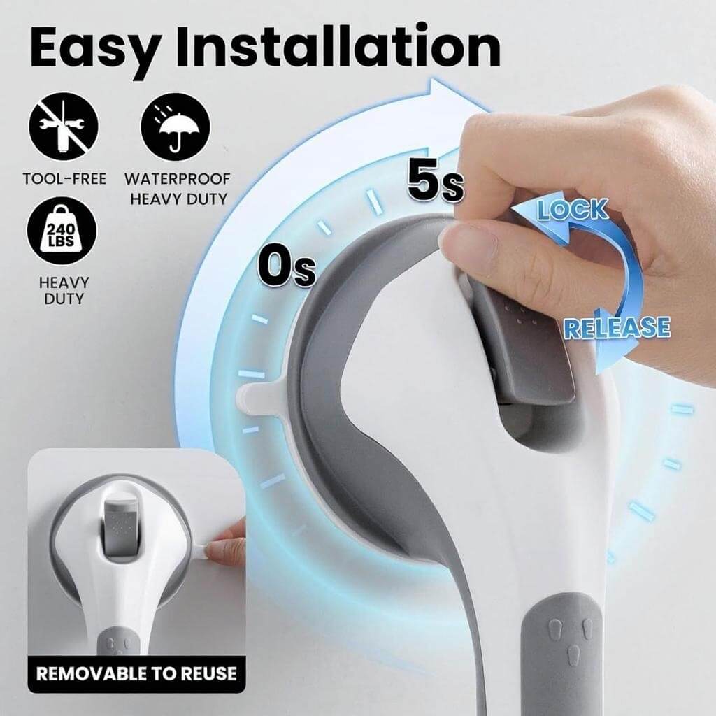 (1+1 Gratis) SafeHandle™ | Der stärkste Haltegriff für die Sicherheit Ihrer Familie