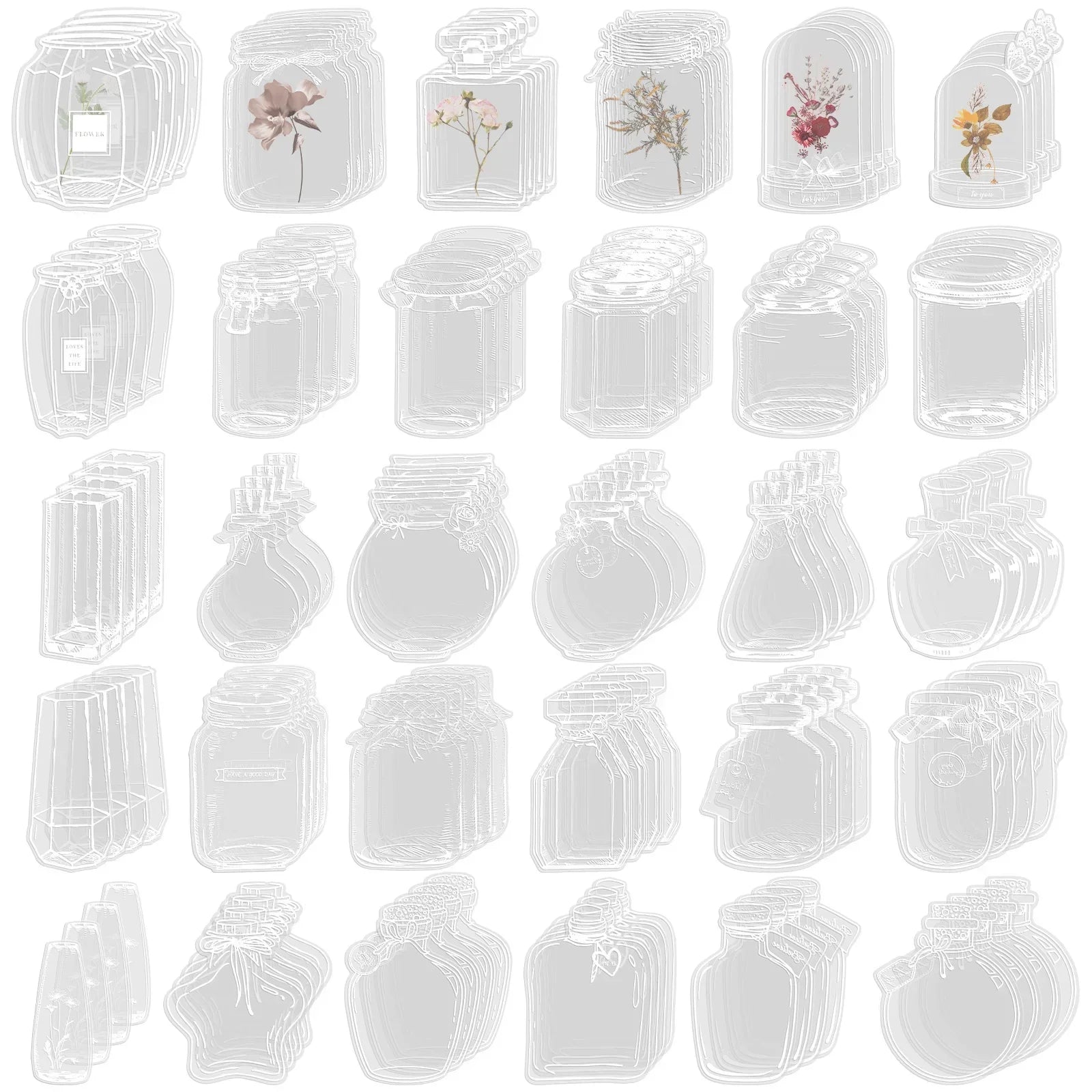 FloralWings™ | Transparente, handgefertigte Lesezeichen für einen zarten, von der Natur inspirierten Touch