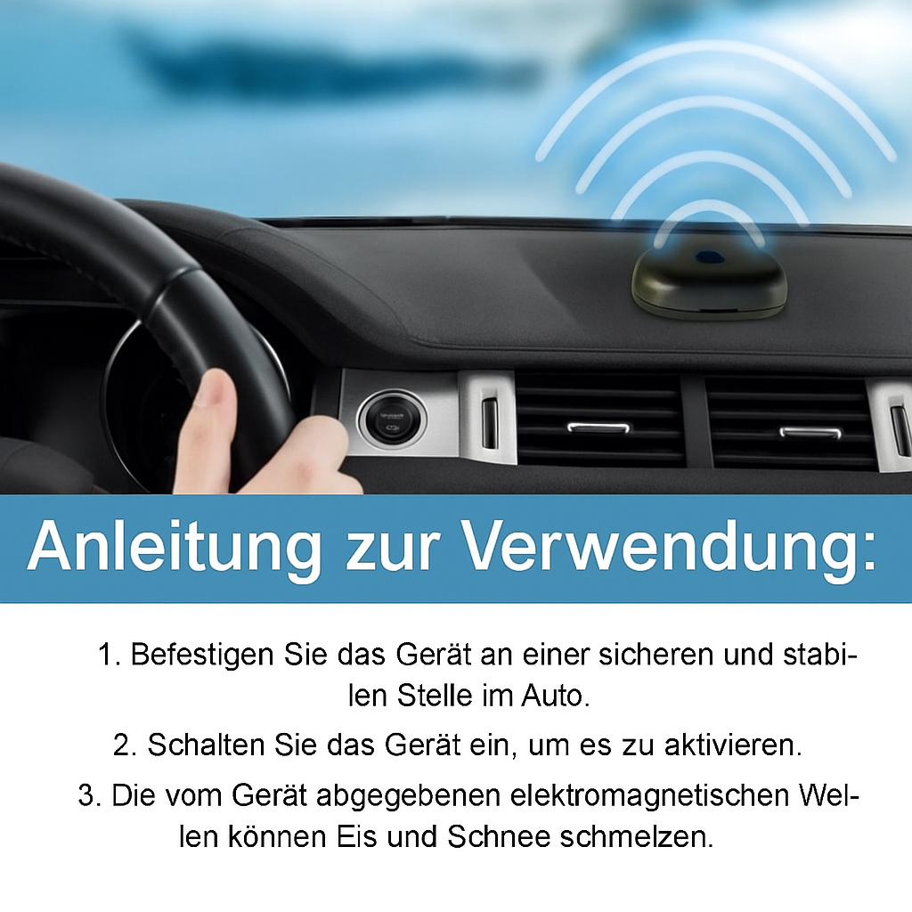 Schnellenteiser für Autoscheiben | Kein Kratzen mehr | Klare Sicht in Sekunden | Frostex Enteisgerät