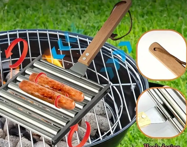 GrillPro™- Der ultime Hot Dog Roller für perfekt gegarte Würstchen!