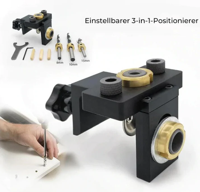 PräzisionPro - Einstellbarer 3-in-1-Positionierer | 50% RABATT