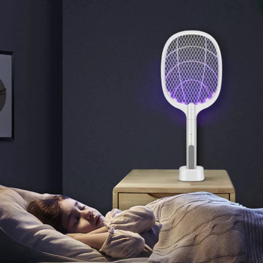 🌙 EasySwatter™ – Insektenfrei durch laue Sommernächte! 🦟💡
