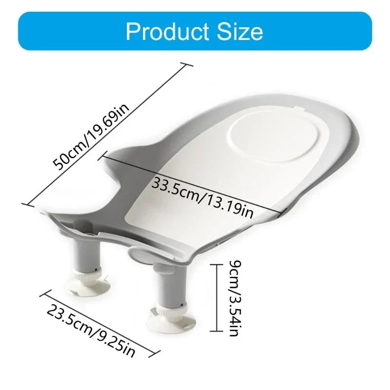 Nuvovia | Baby-Badewannenhalter | Ergonomisch & Sicher | 3-fach Verstellbar