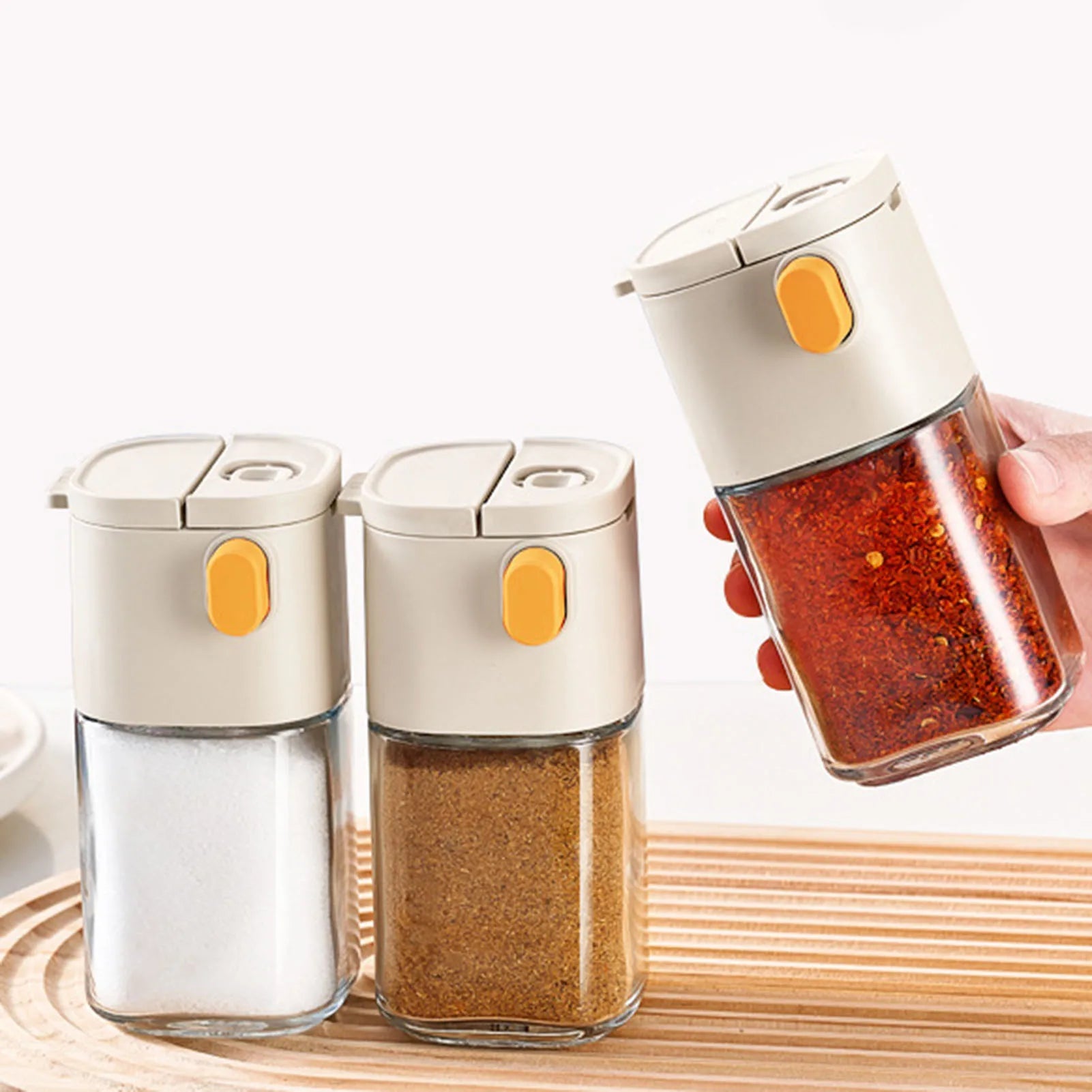 SpiceÉlite | Gewürzgläser Set - Präzise Dosierung Für Perfekte Würze In Der Küche