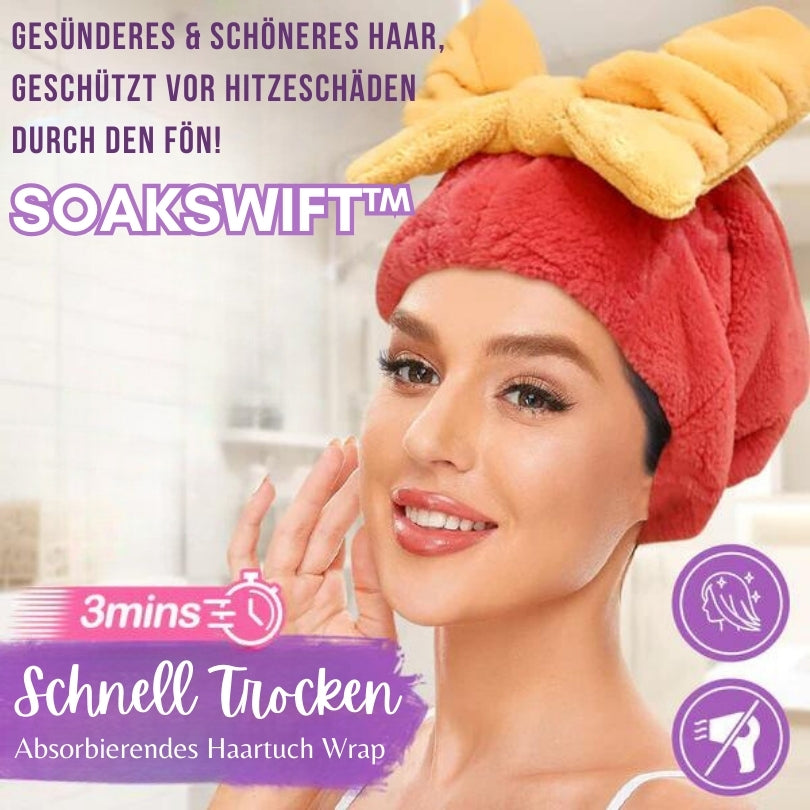 SoakSwift™ | Trocknen Sie Ihre Haare schnell in nur wenigen Minuten!