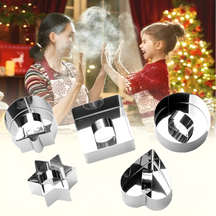 DelicaForm - Verbessern Sie Ihre Backkünste mit Stil - 5 Stück | 40% RABATT