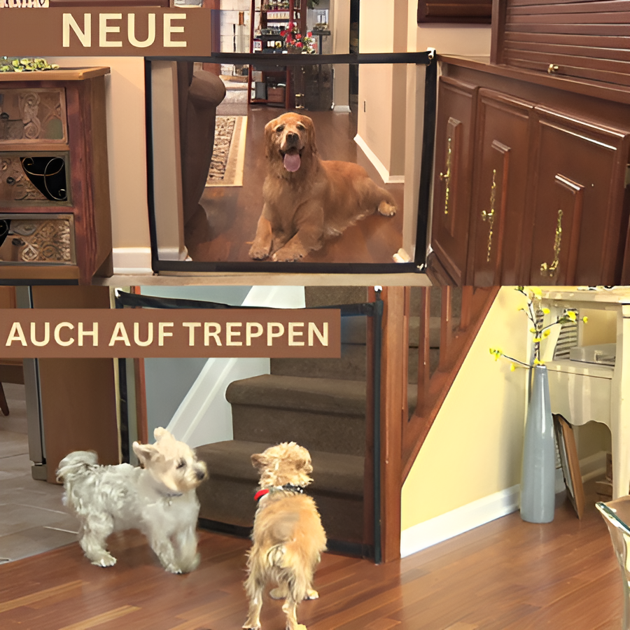 SecureGuard™ | Tragbares Hunde-Isolationsnetz | Flexible Absperrung für Haustiere