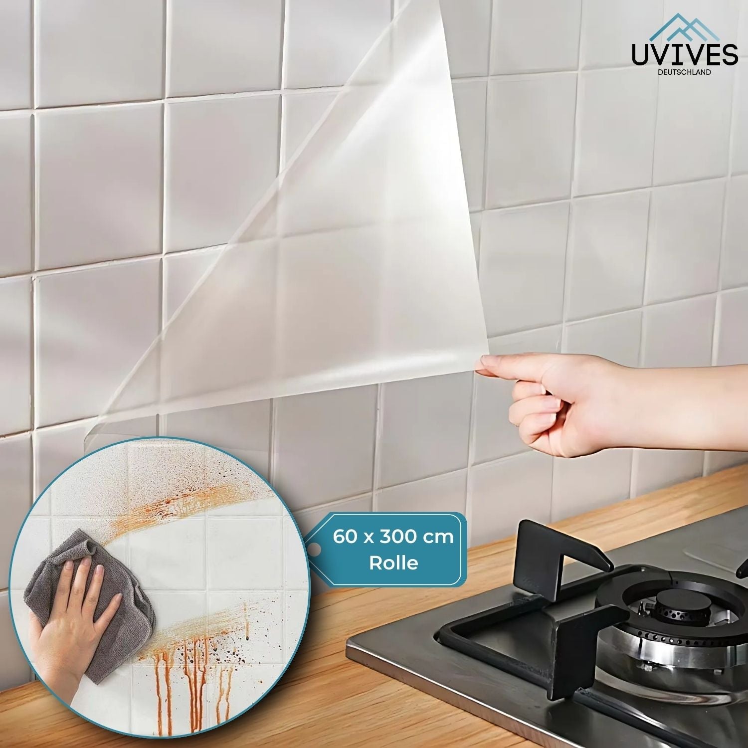 StainShield - Aufkleber zum Schutz vor Verschmutzung