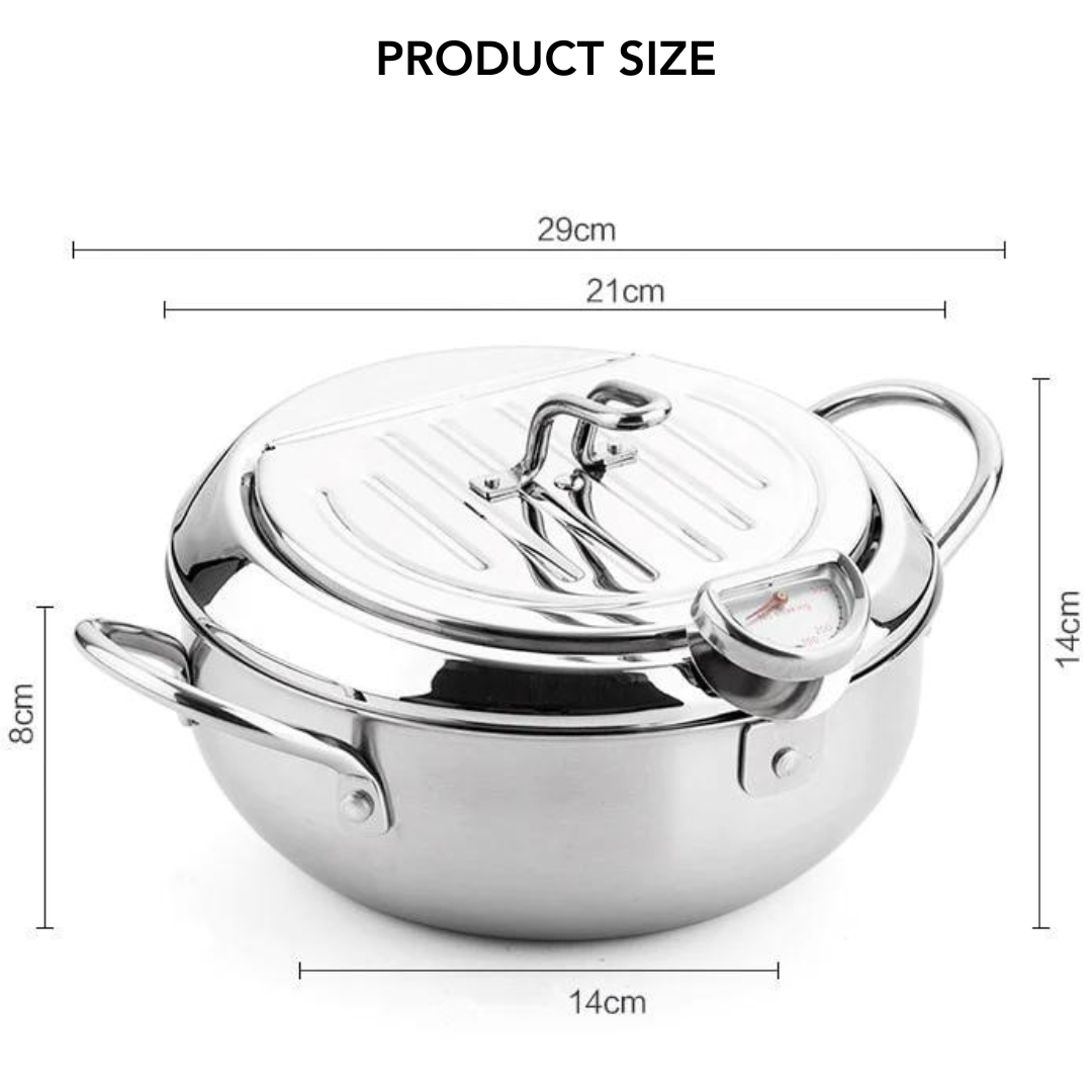 PotFry™ | Fritteuse mit Thermometer