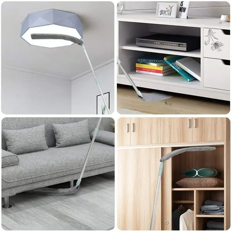 Teleskop Staubreiniger für enge Spalten – Einfaches Staubwischen in schwer erreichbaren Bereichen