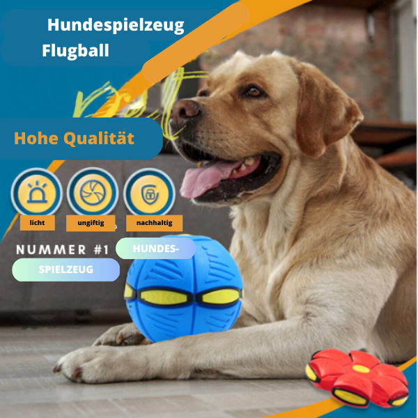 Flugball™ - Der Robuste Flugball für Ihren Hund