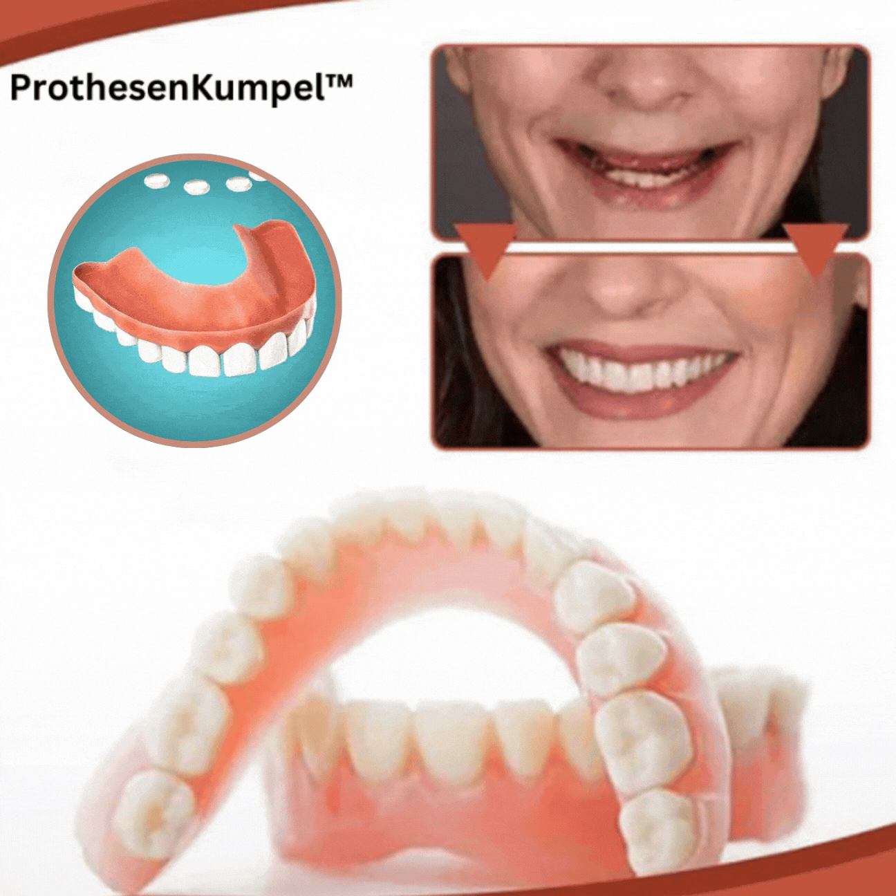 ProthesenKumpel Silikon-Set™ | Passgenau & Biokompatibel | Schmerzfreier Sitz | Zahnfreundlich
