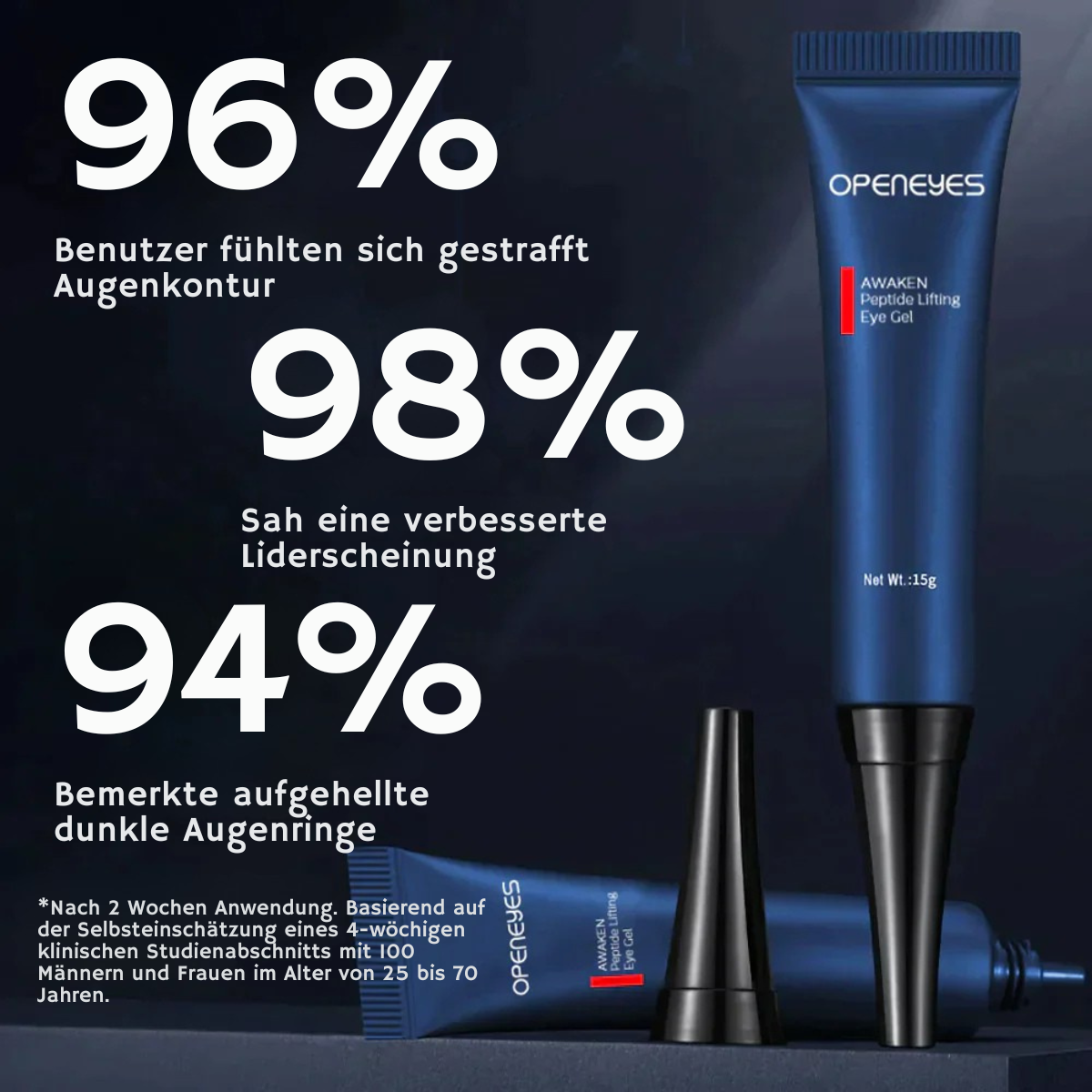AugenBelebung™ Glatte Augenbehandlung (1+1 Gratis)