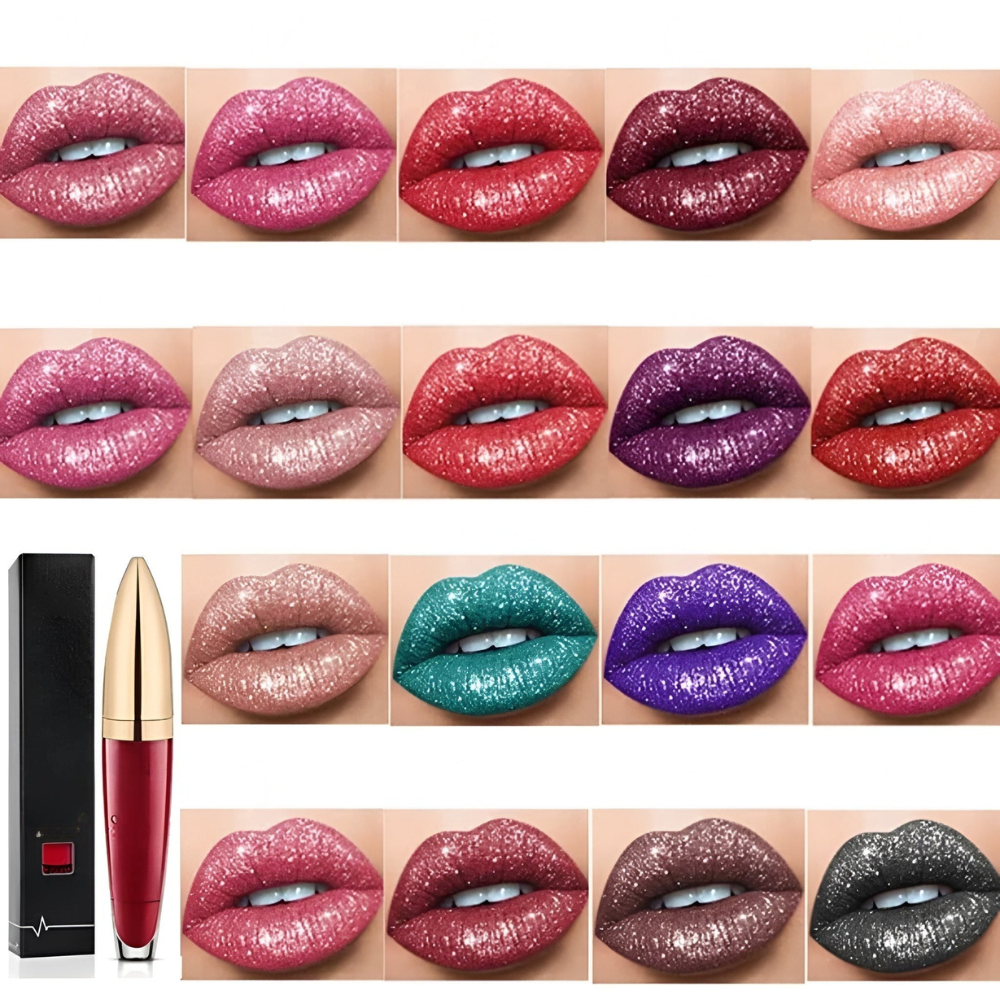 GlamShine - Attraktiver Glitzer-Lippenstift | 1+1 GRATIS