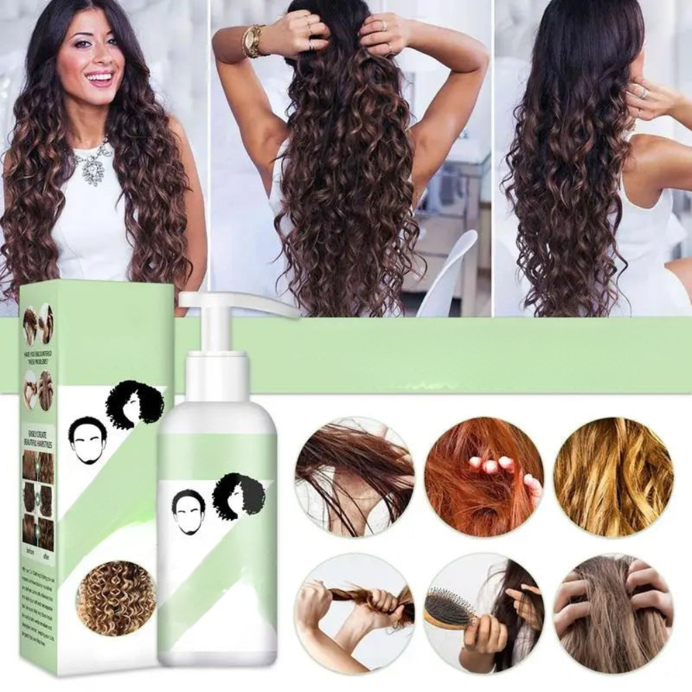 1+1 Gratis | Curl Whirl Definierender Umarmung™ — Enthülle federnde, frizzfreie Locken, die den ganzen Tag halten