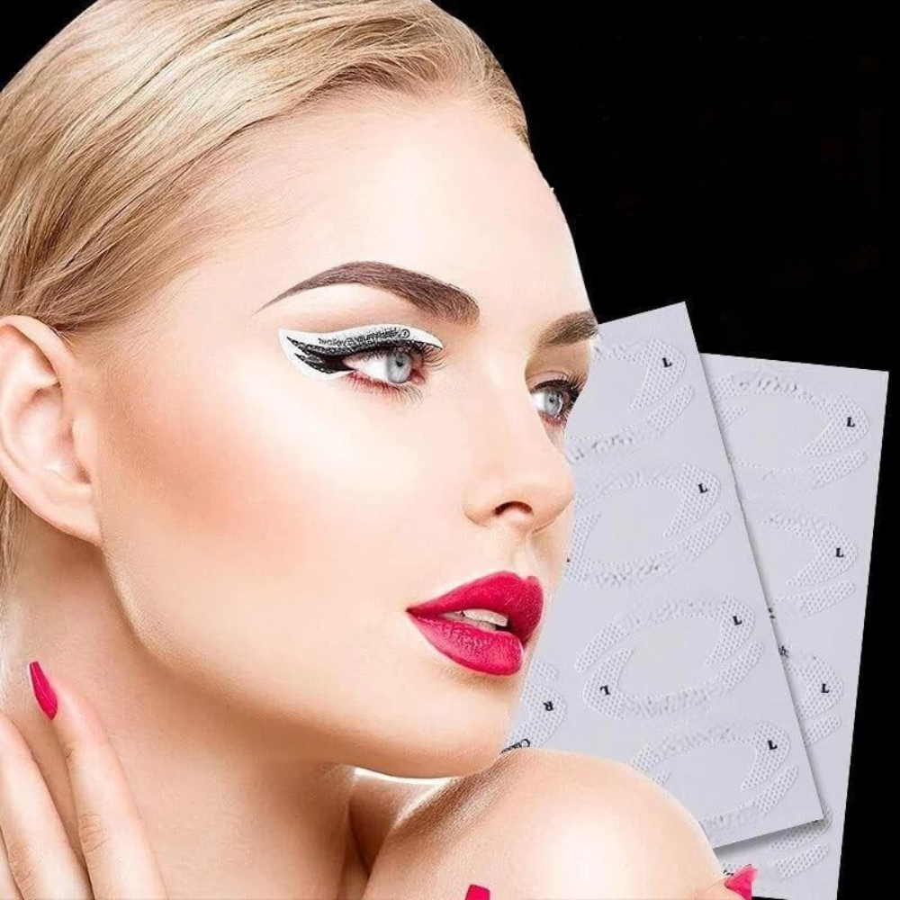 PerfectWing - Eyeliner-Schablonenset (Mix aus 4 Blättern) | 50% RABATT