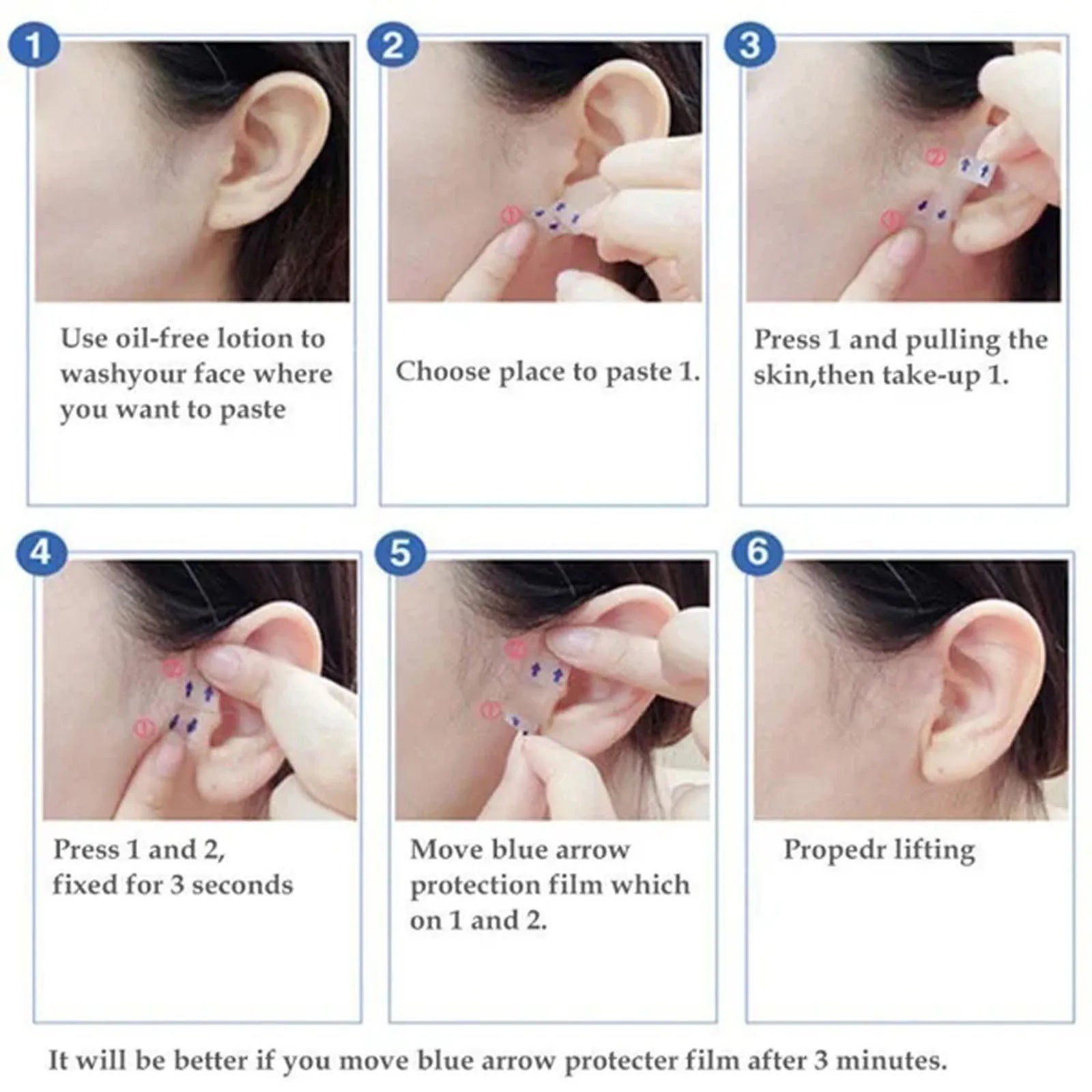 Liftique™ - Unsichtbares Facelifting-Klebeband (40 Stück)