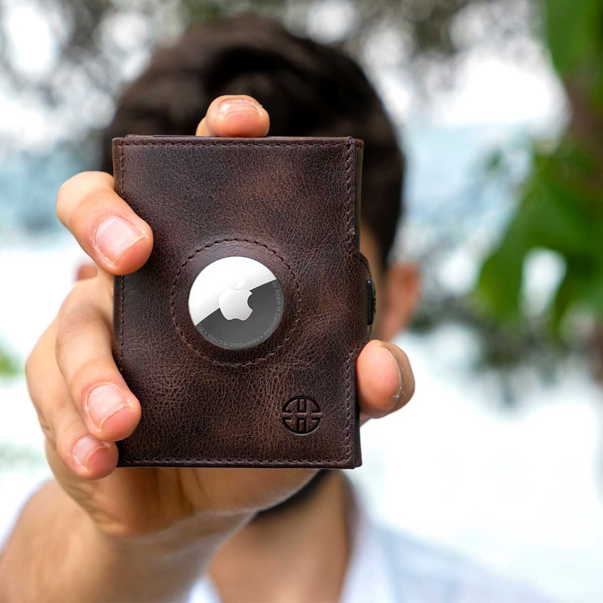 AiroWallet™ - AirTag Leather Wallet (unterstützt sowohl Android als iOS)