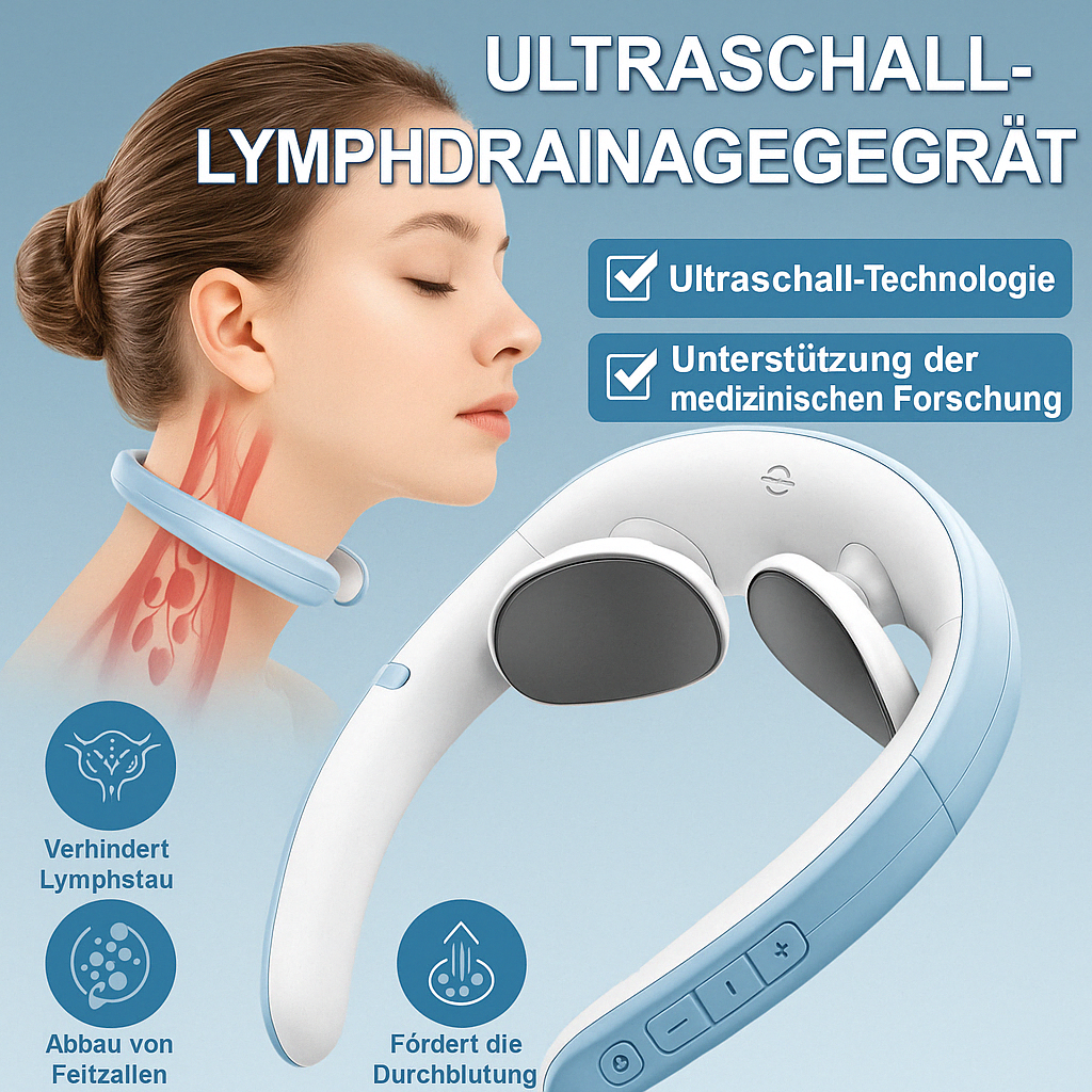 Vitalize™ | Ultraschall Lymphdrainagegerät | Cellulite & Fett Reduzieren | Muskelentspannung