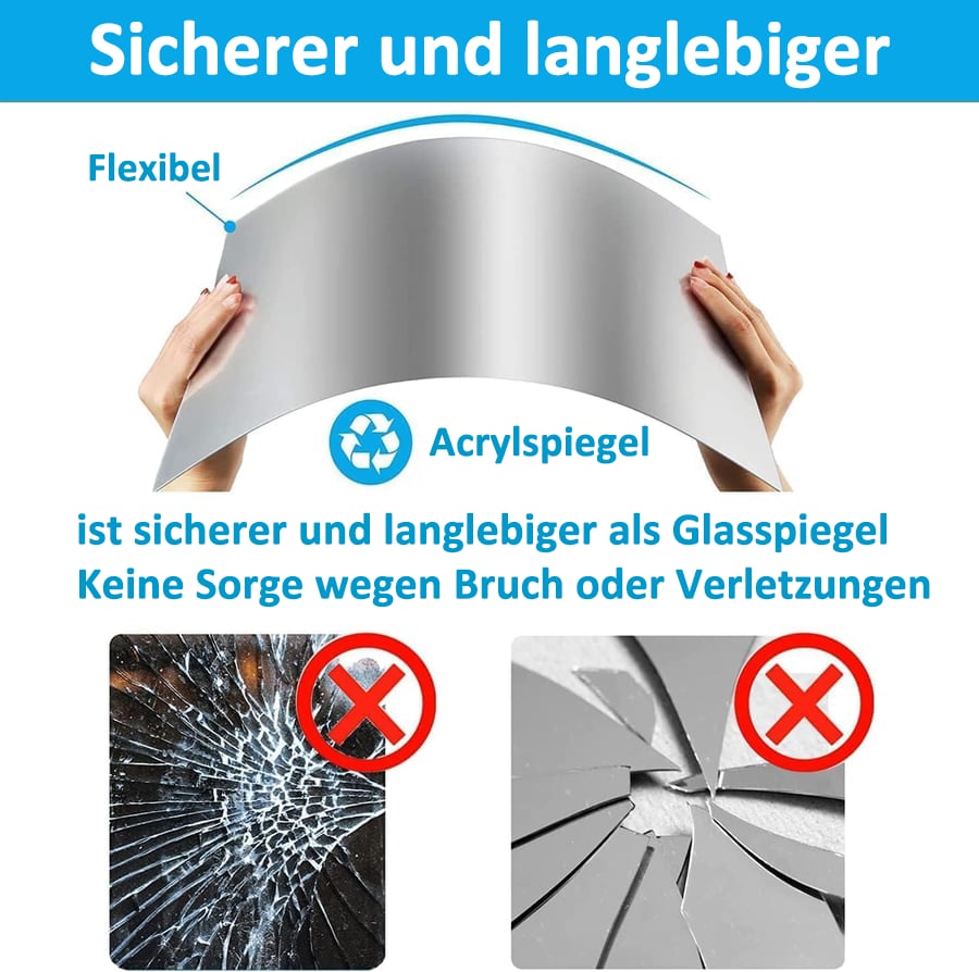 VivaShield™ Spiegelfolie – Kristallklare Sicherheit, die Ihre Familie und Ihr Zuhause schützt