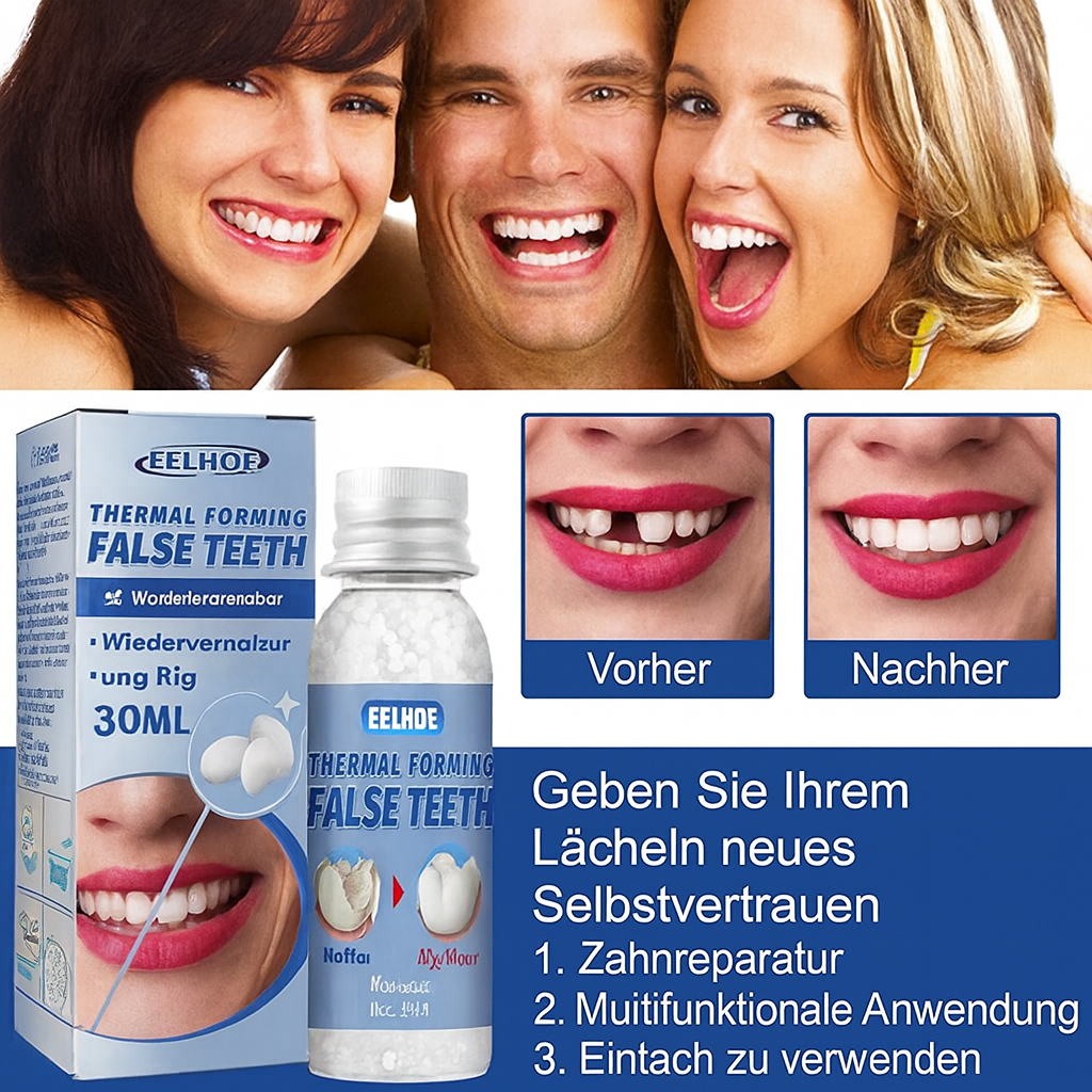 Zahnreparatur Set | Sofort Zahnlücken Füllen | Natürliche Zahnfarbe | ToothPerfect
